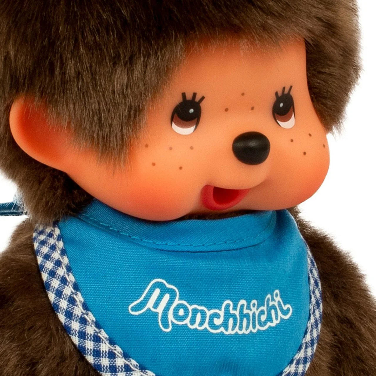 Monchhichi • Classic Boy Blue Bib Plush