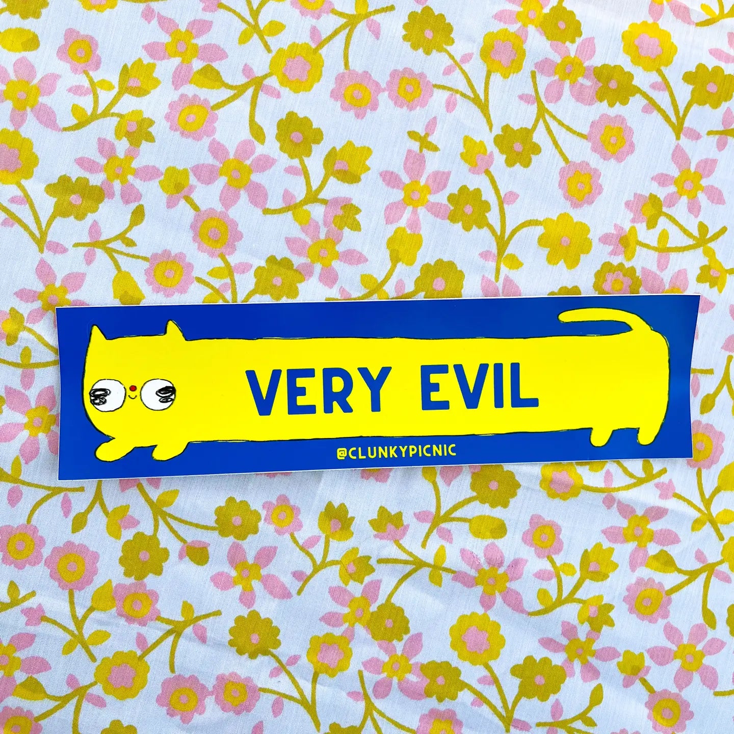 Clunky Picnic •  Very Evil Bumper Sticker