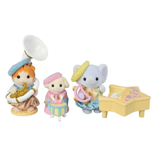 Calico Critters • Sylvanian Families, Nursery Recital Music Band Set, Imported Japan