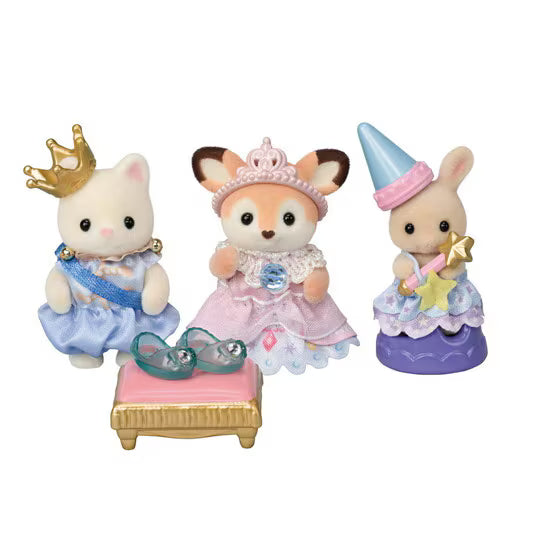 Calico Critters • Sylvanian Families, Nursery Recital Set- Princess and the Glass Slippers  Imported Japan