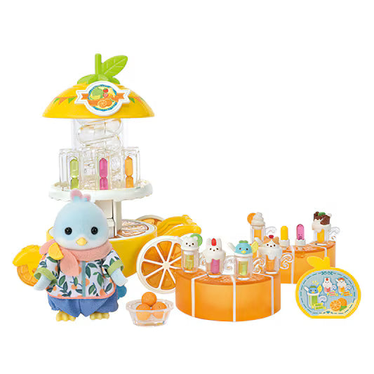 Calico Critters • Sylvanian Families, Citrus Bird Juice Stand, Imported Japan