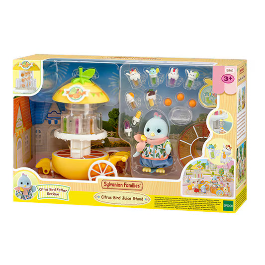 Calico Critters • Sylvanian Families, Citrus Bird Juice Stand, Imported Japan