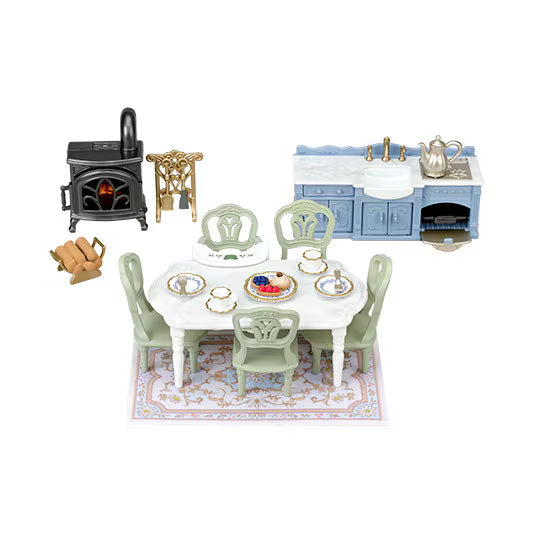 Calico Critters • Sylvanian Families, Elegant Dining Room, Imported Japan