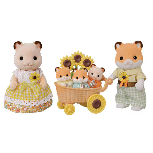 Calico Critters • Sylvanian Families, Hamster Family, Imported Japan
