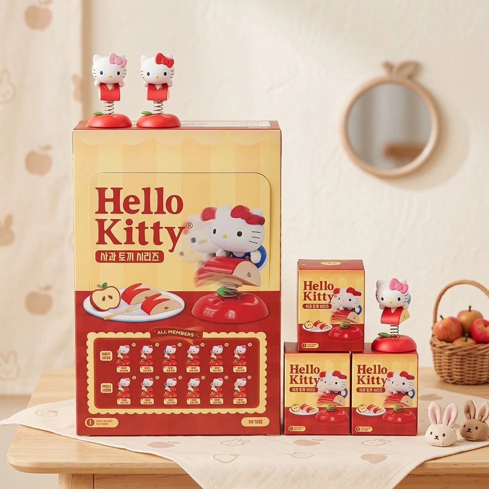 Sanrio • Hello Kitty Apple Bunny Spring Figure Blind Box, Imported South Korea