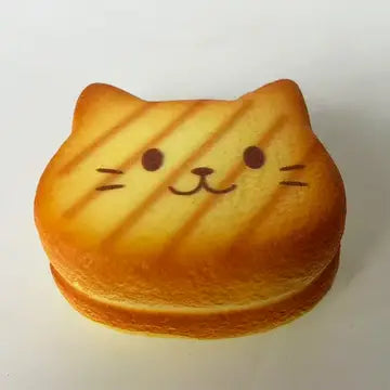 Nyang Nyang Cat Bread Squishy Scented Rebound Sensory Stress Toy, Imported S Korea