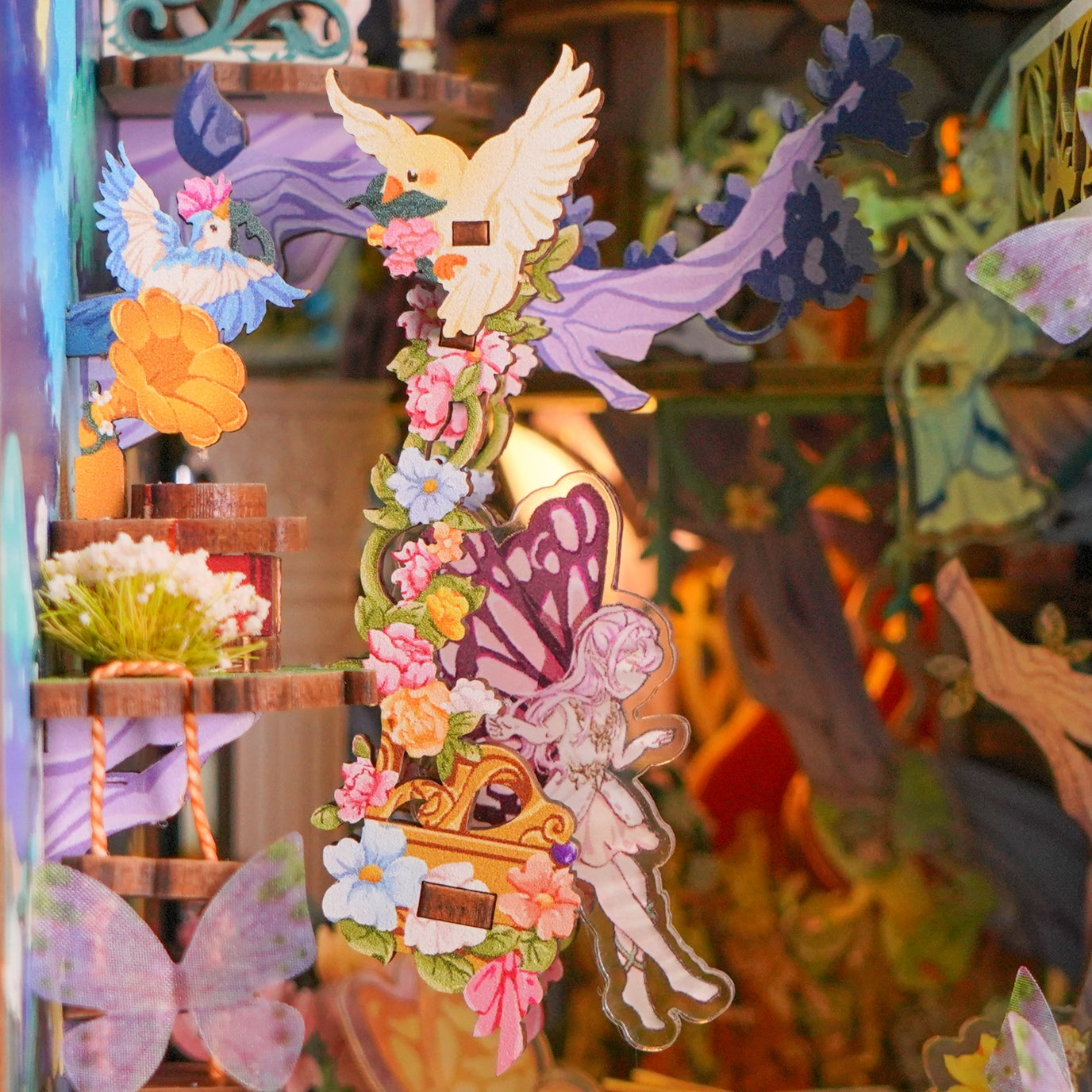 Hands Craft • A Midsummer Night’s Dream with Dust Cover, DIY Book Nook Miniature Kit