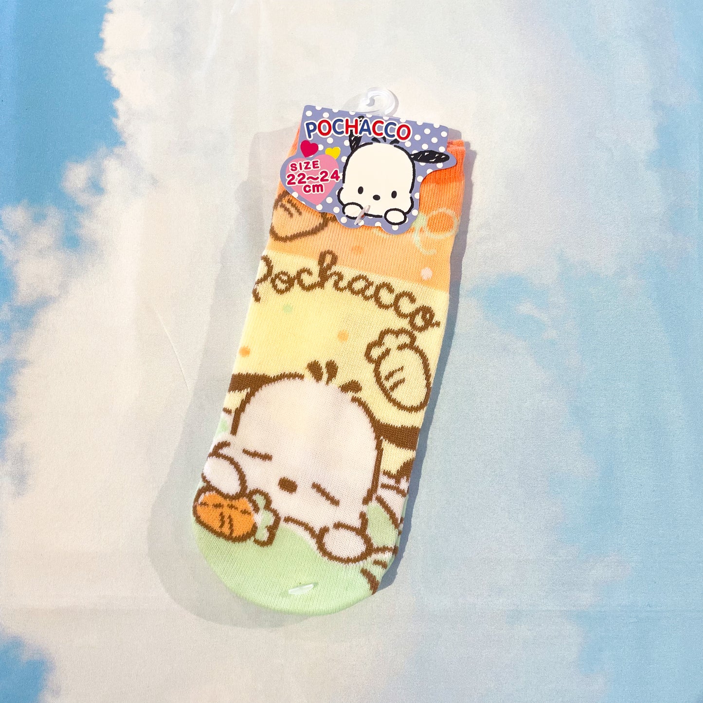 Sanrio • Pastel Pochacco Quarter/ Mini-Crew Socks