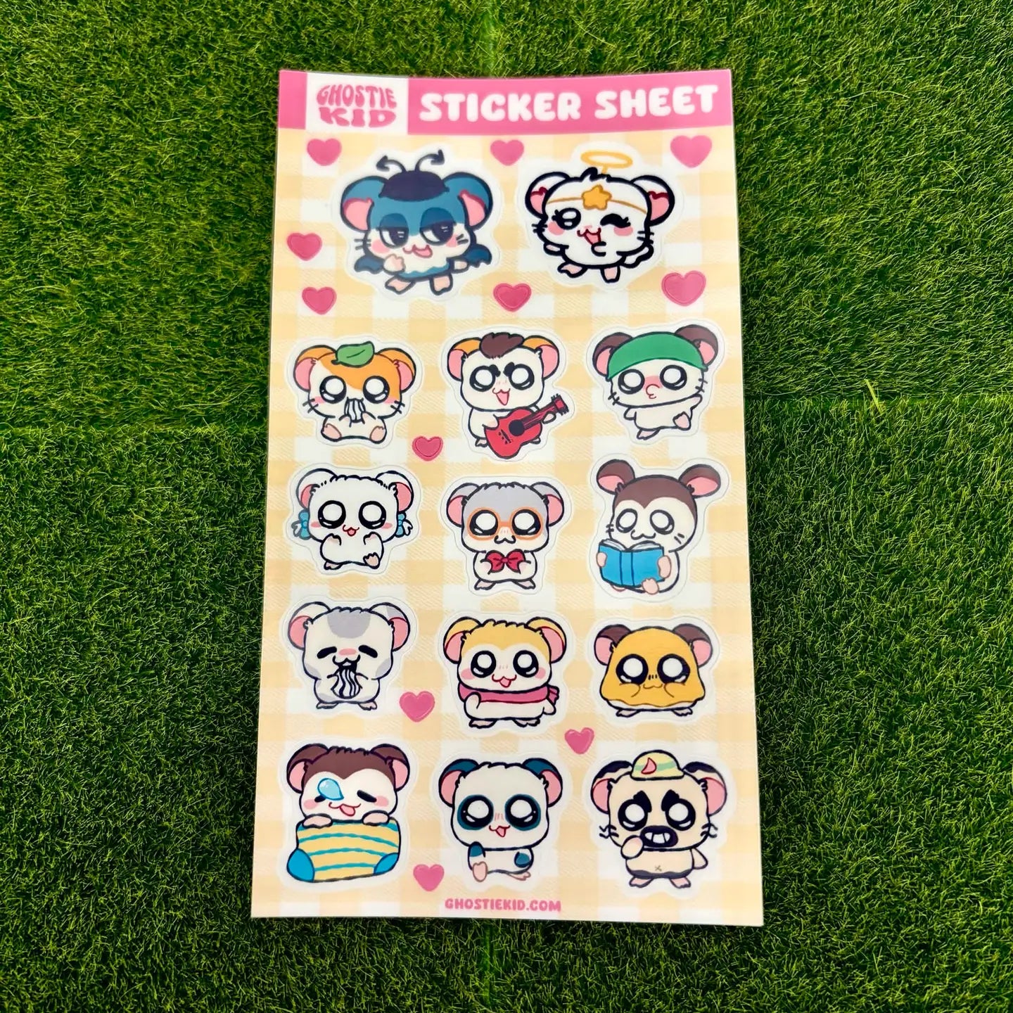 Ghostiekid • Hamham Time Deco Sticker Sheet