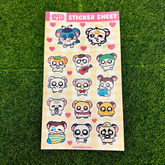 Ghostiekid • Hamham Time Deco Sticker Sheet