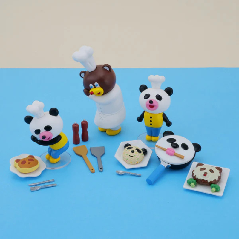 Kenelephant • Panda Spoon and Frying Panda Figure Collection Mystery Box