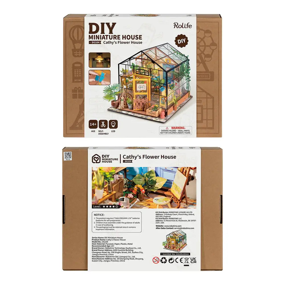 Cathy Flower House Rolife DIY Miniature House