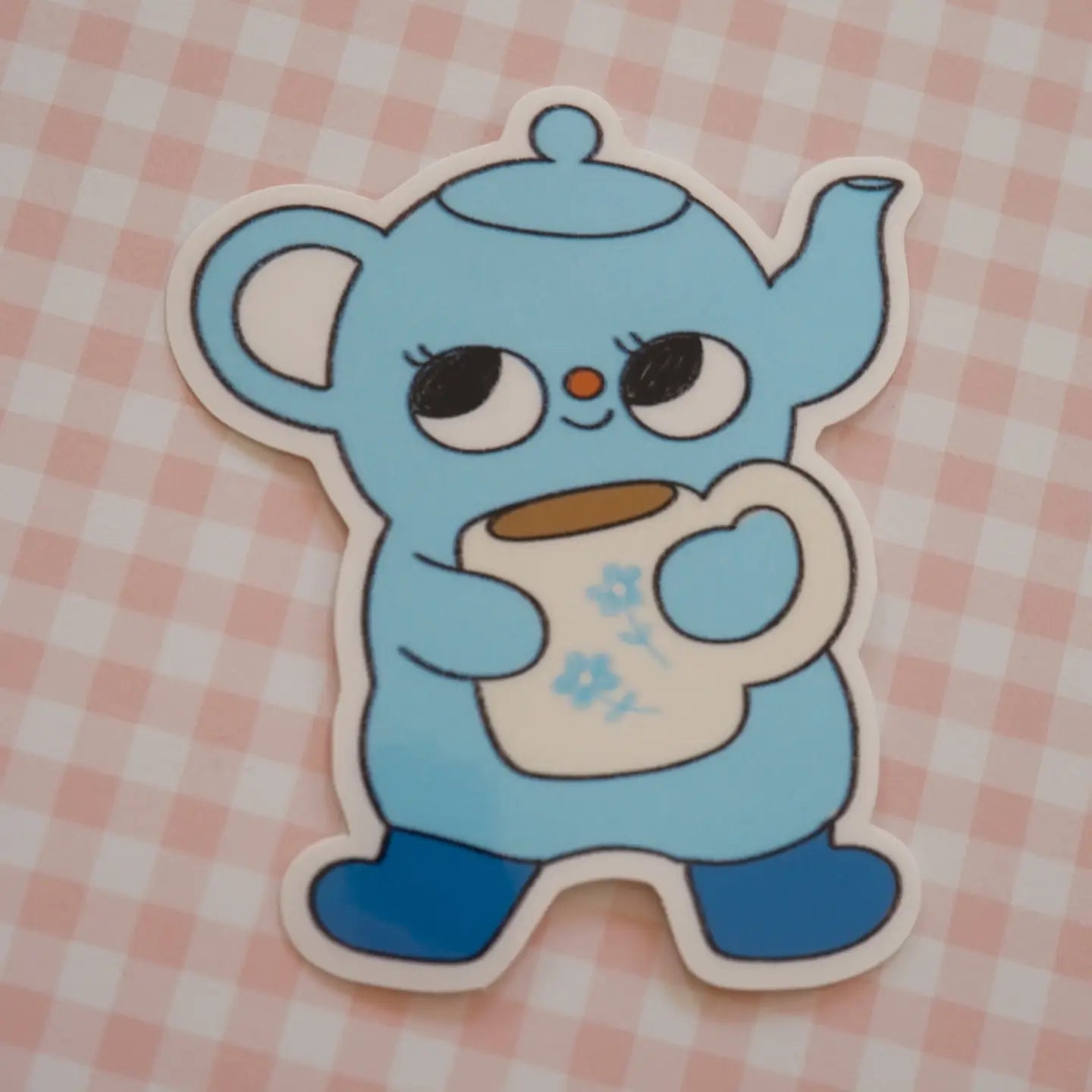 Clunky Picnic • Cozy Teacup Vinyl Sticker