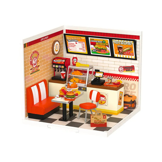 Rolife • DIY Kit Yum Yum Burgers Miniature House, Lights Up