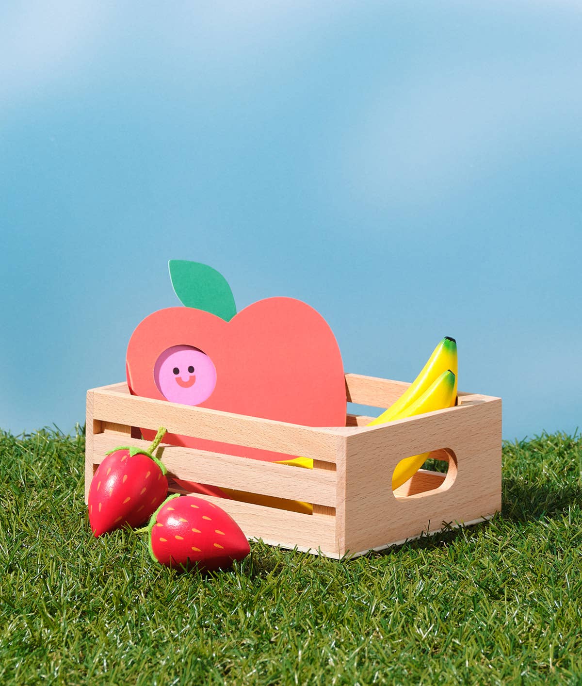 'Apple'  Fold Out BirthdayGreeting Card