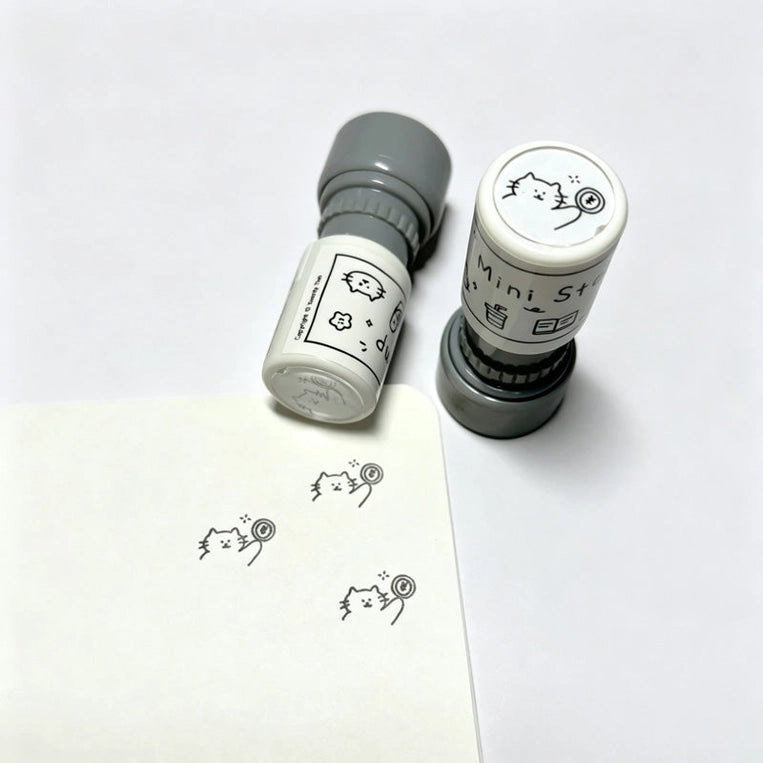 Self - Inking Mini Cat Stamps