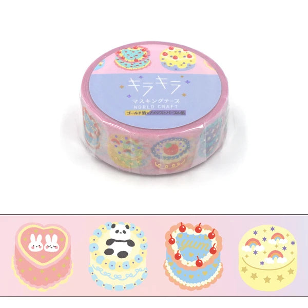 Decorated Cakes, Washi Tape, Imported Japan