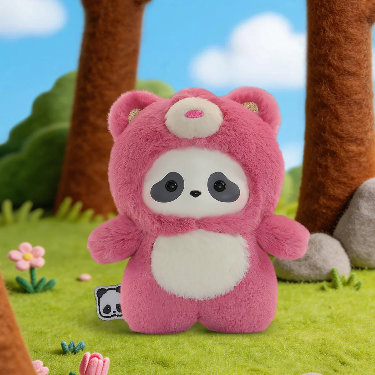Panda Roll • The Zoo in Hands Series Plushie Keychain Blind Box
