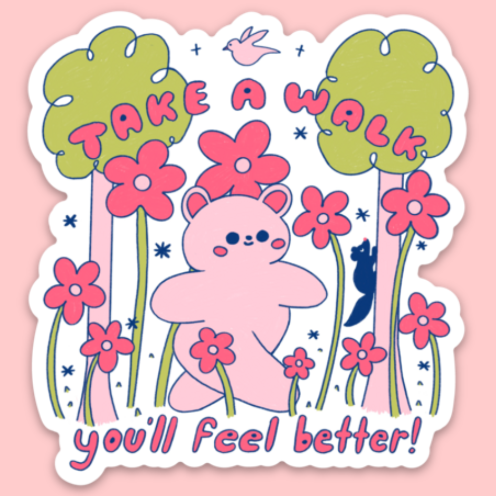 Tender Ghost • Take A Walk, You'll Feel Better Sticker