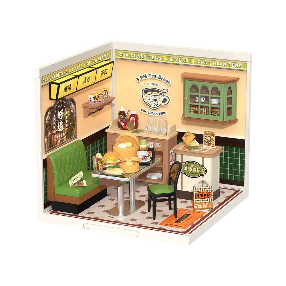 Rolife • Hong Kong Bites Cafe, DIY Book Nook Miniature Kit