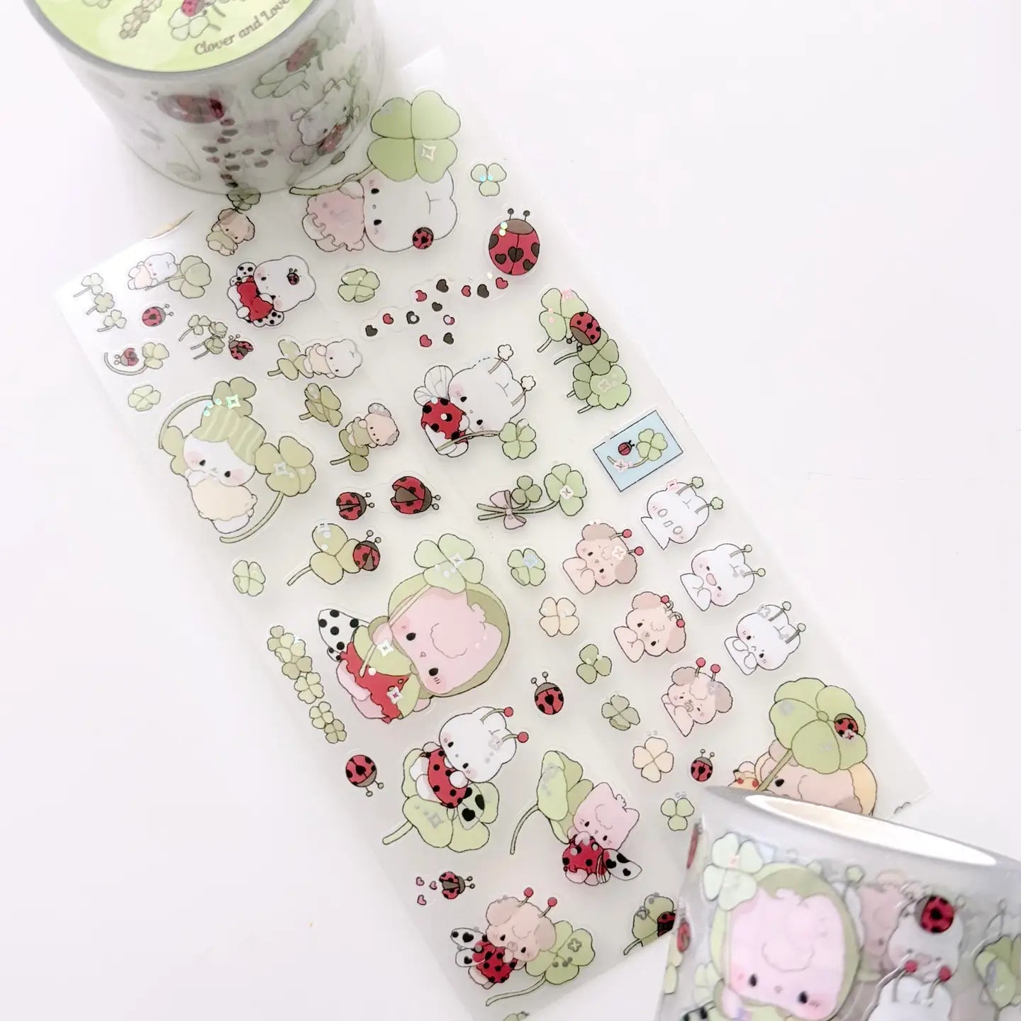 Atelier by Jo • Ladybug Clover Sticker Roll