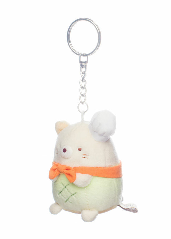 Sumikkogurashi • Neko Melon Bread Baker Plush Keychain