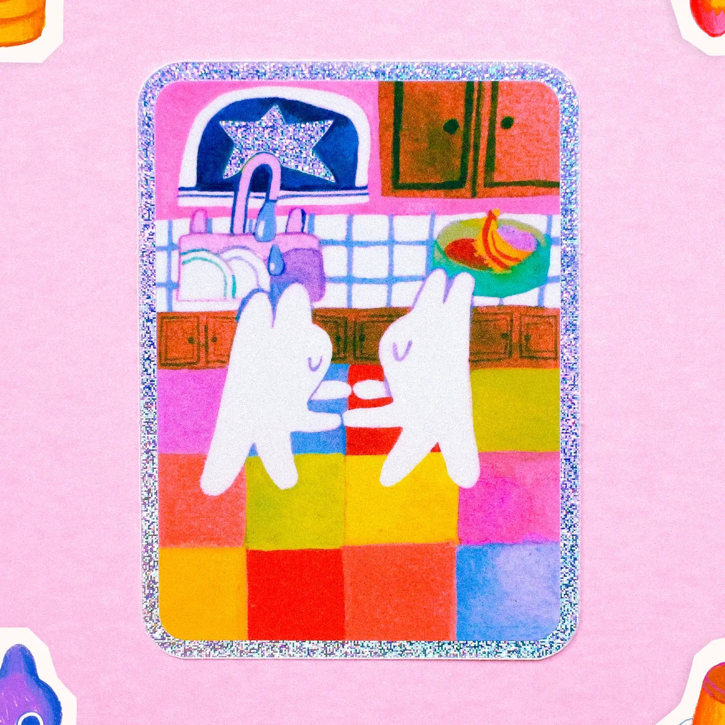 Odd Rabbits • Dancing in the Kitchen Vinyl Sticker