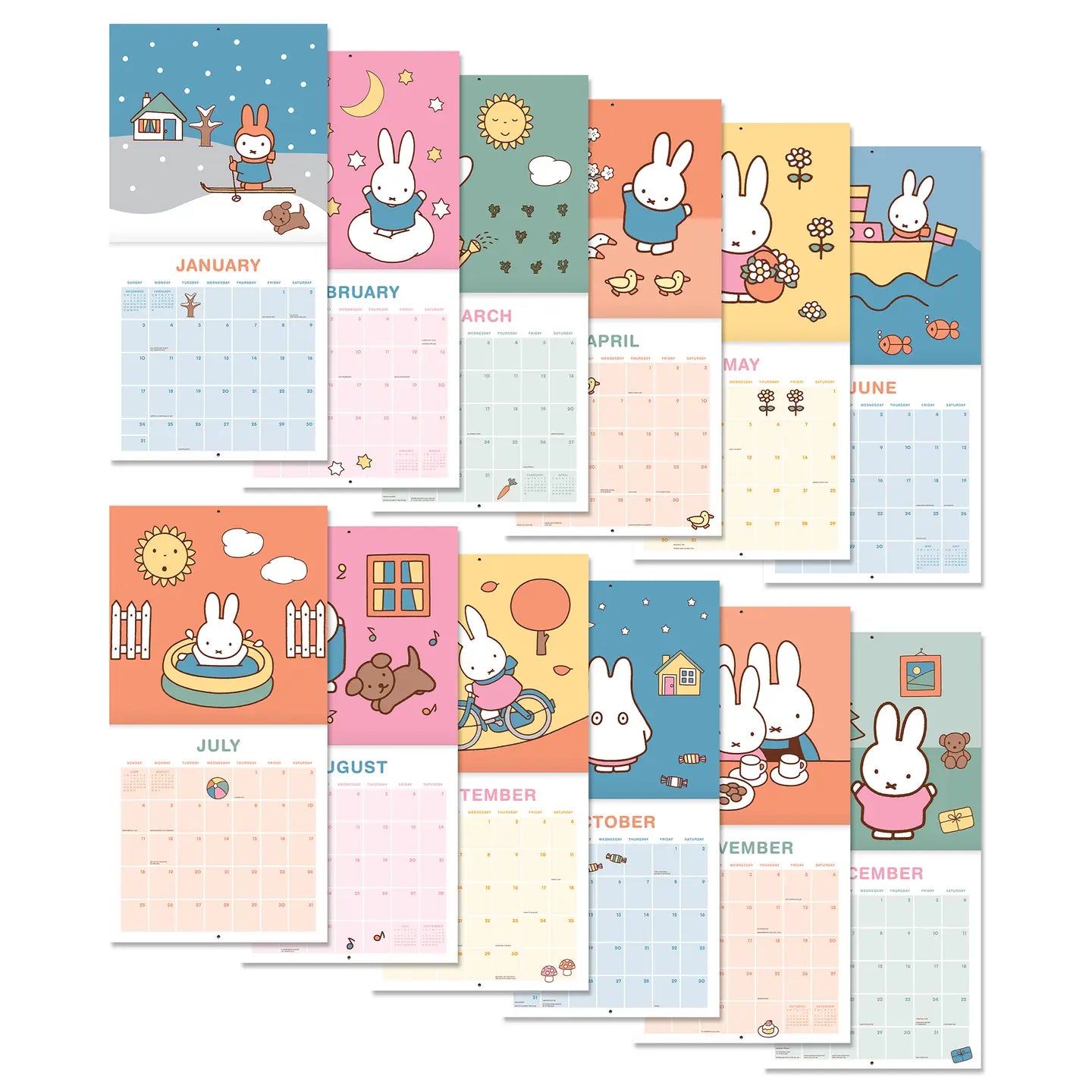 Miffy • 2027 A Year in Color Wall Calendar
