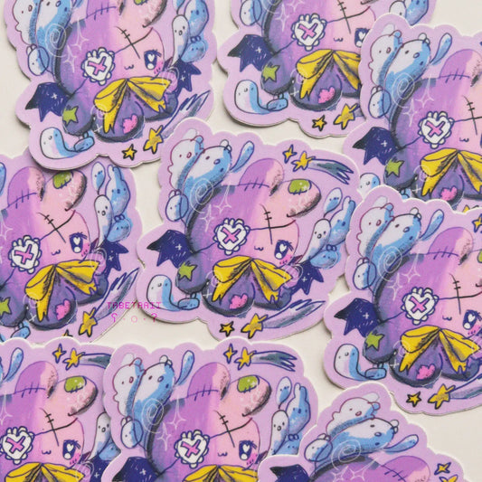 Tabetaaii • Kute Spooky Bunny Vinyl Sticker