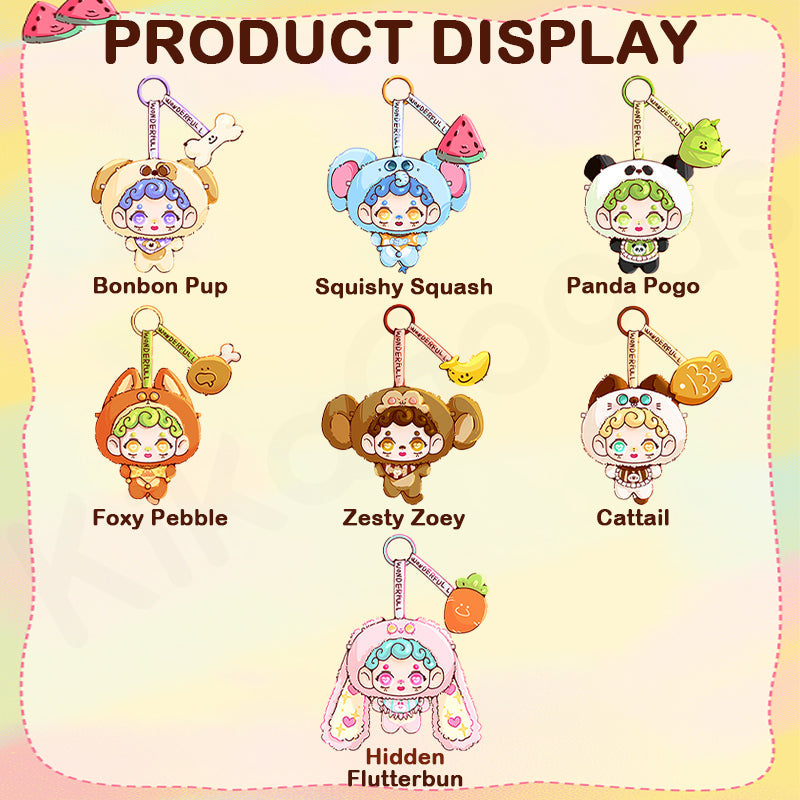 Wonderful Lruri • Animal Stealth Op Series Plush Keychain Blind Box