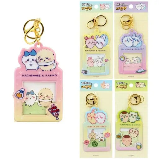 Chiikawa • Mini Photo Card/ Name Tag Holder Keyring, Imported S Korea