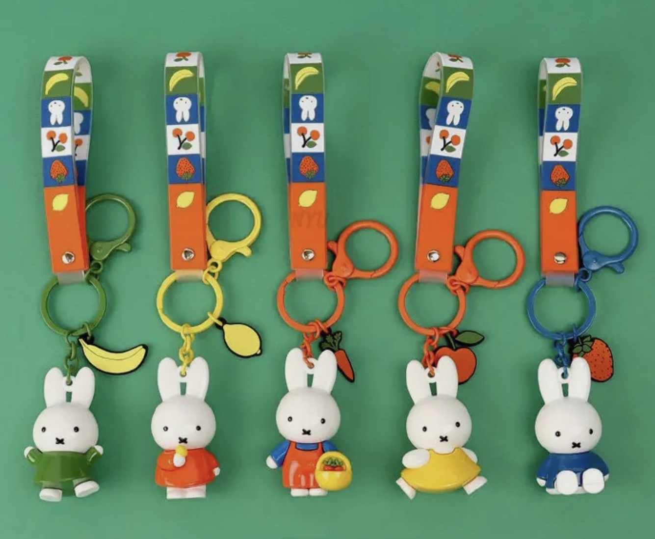 Miffy • Fruit Series Strap Keychain