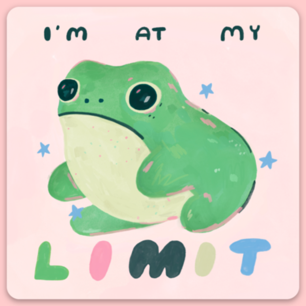 Tender Ghost • I'm At My Limit Sticker