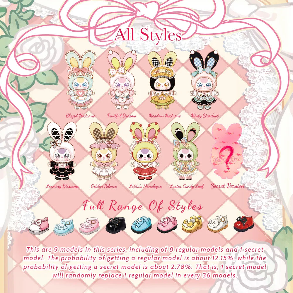 Baby Three • Lolita’s Dreamland 400% Series Plush Blind Box