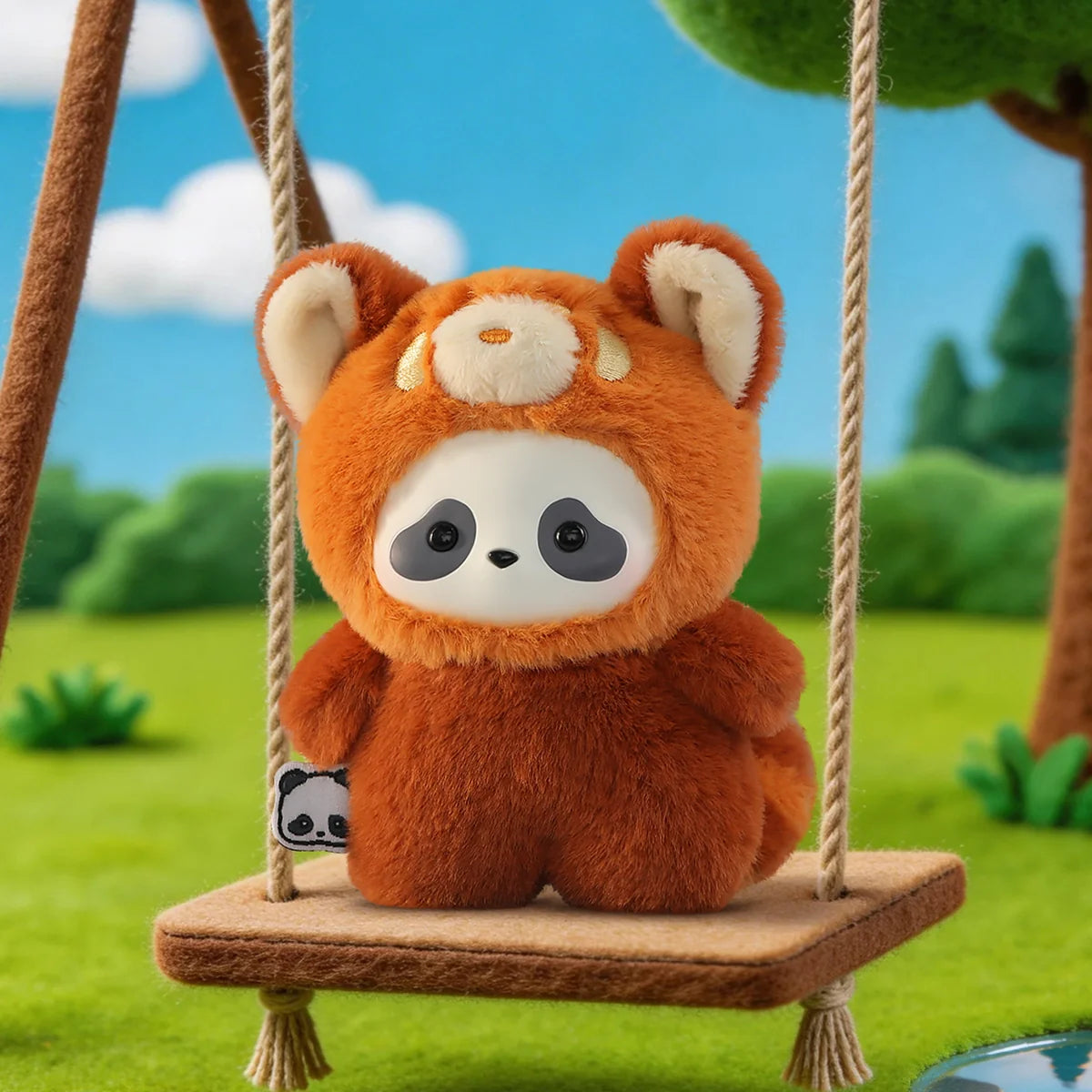 Panda Roll • The Zoo in Hands Series Plushie Keychain Blind Box
