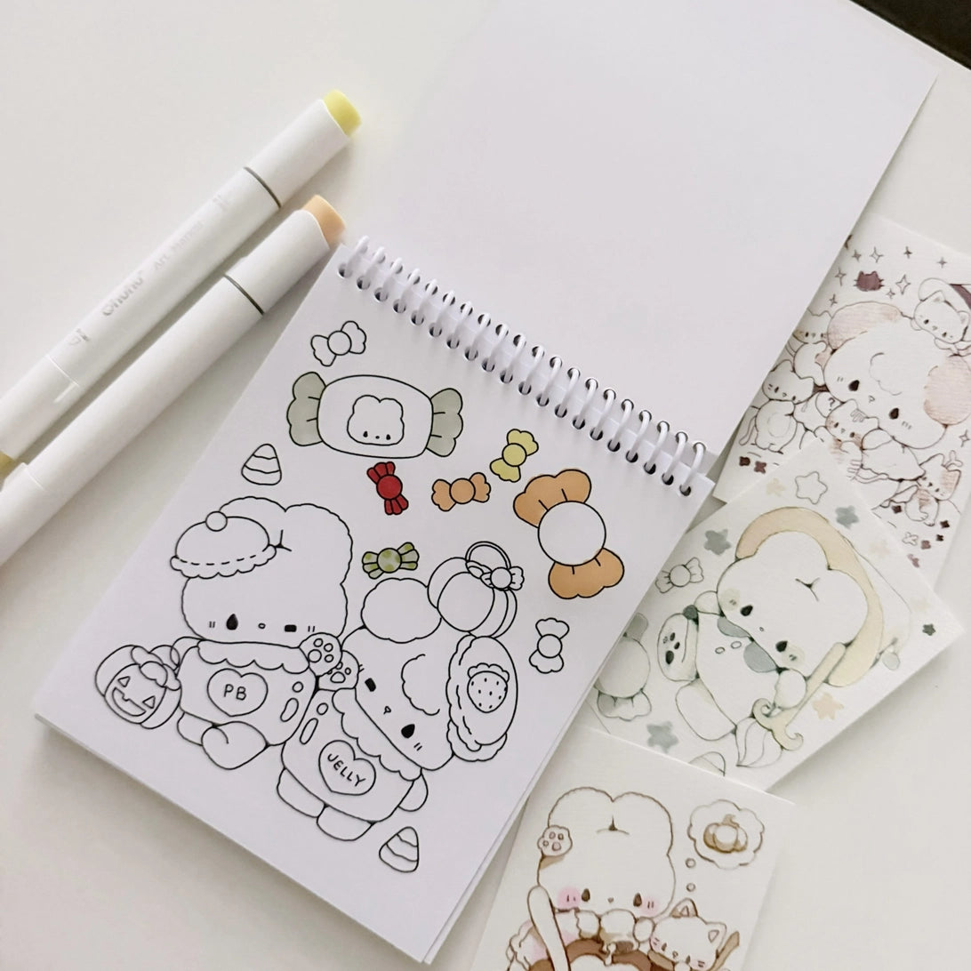 Atelier by Jo • Autumn Pocket Coloring Book