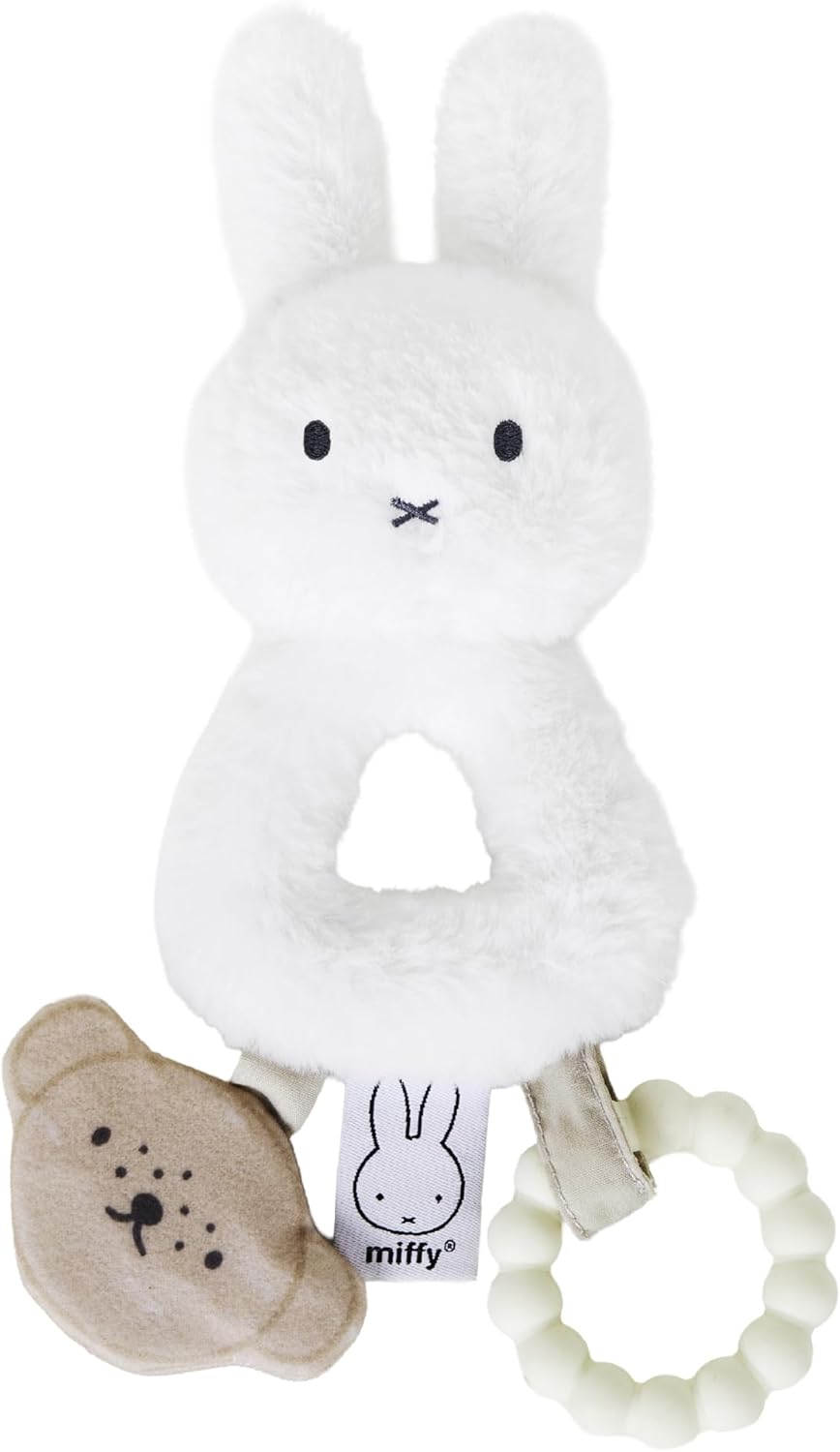 Miffy • Soft Plush Ring Rattle
