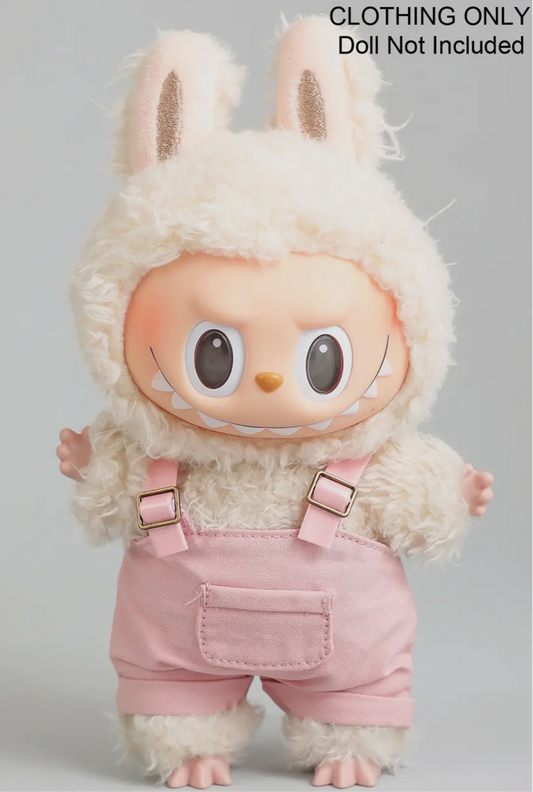 Labubu Fit • Pink Overalls
