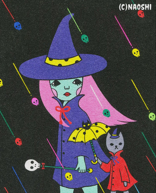 Naoshi • 8 x 10 Print, Scull Rain