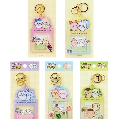 Chiikawa • Mini Photo Card/ Name Tag Holder Keyring, Imported S Korea