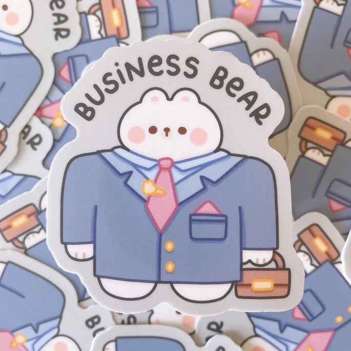 Sticky Rice Co • Business Bear Sticker