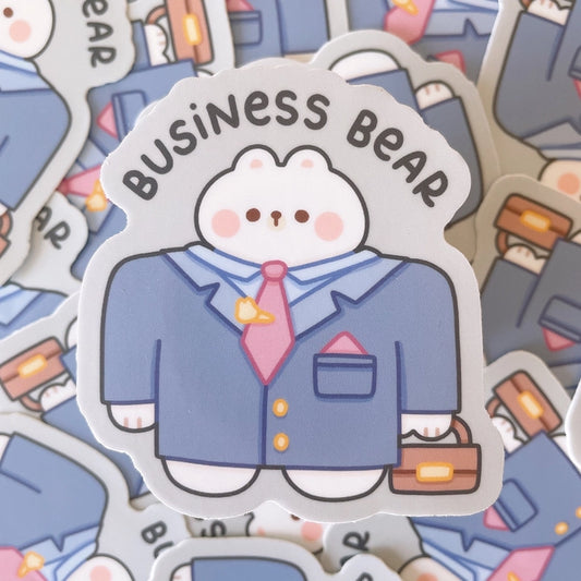 Sticky Rice Co • Business Bear Sticker