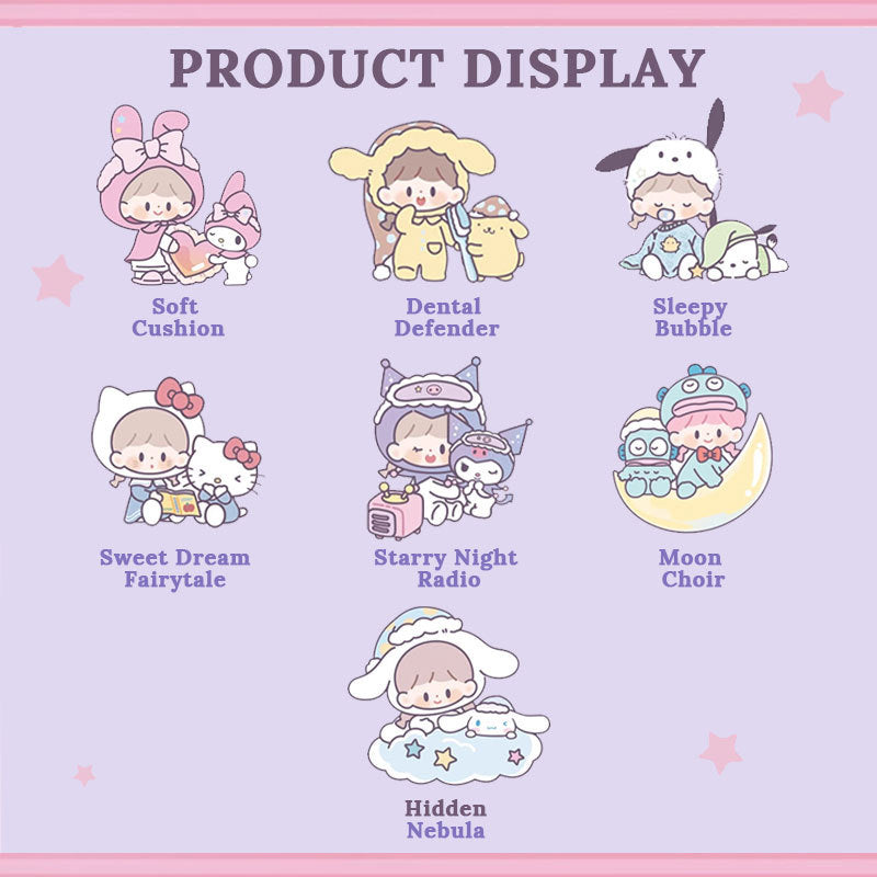 Zzoton X Sanrio • Love League Buddies Plush Keychain Blind Box Series, UNBOXED, Hello Kitty