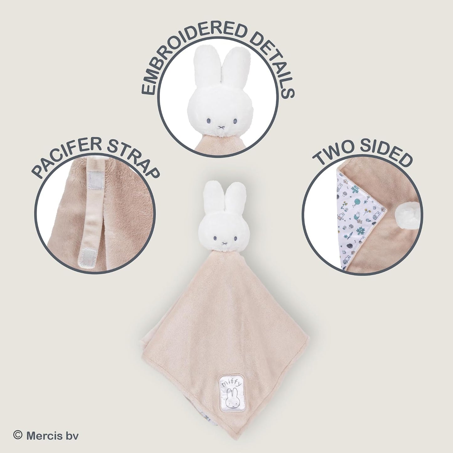 Miffy • Plush Lovey Blanket