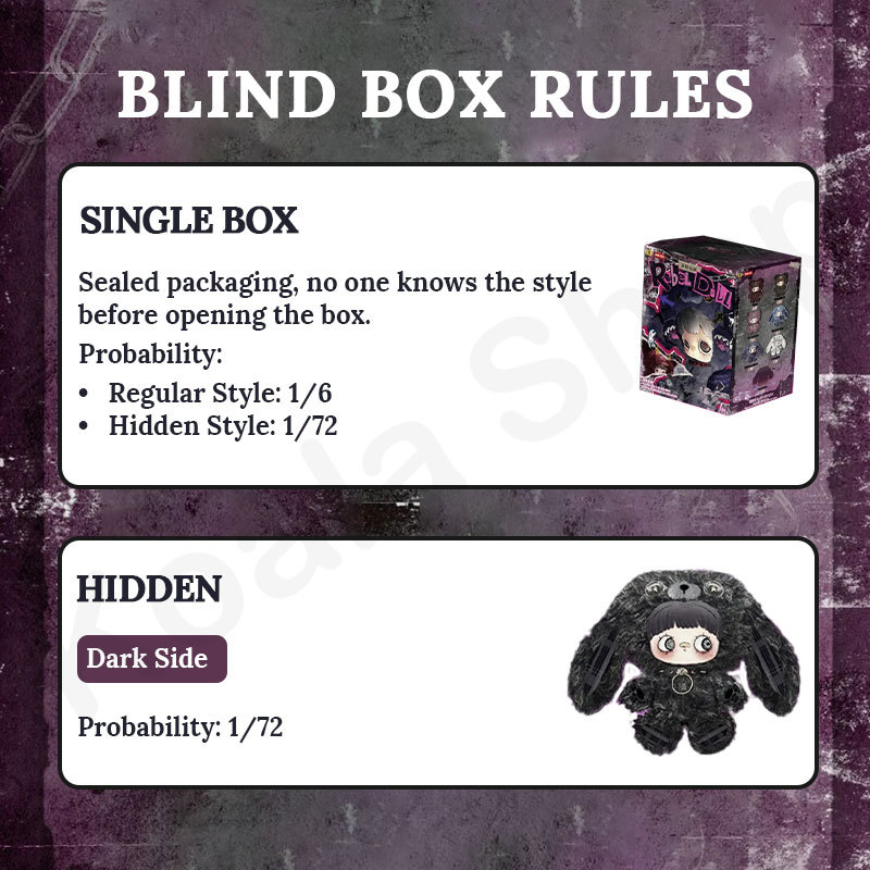 Maymei • Rebel Doll Series Backpack Plush Blind Box