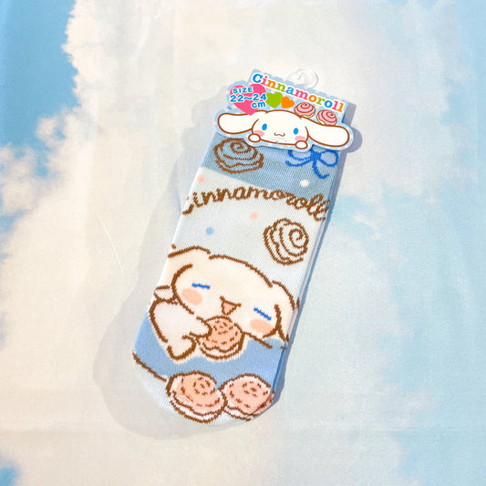 Sanrio • Pastel Cinnamoroll Quarter/ Mini-Crew Socks