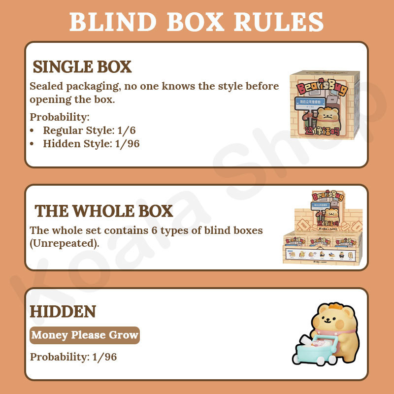 Bear is Bug • Mini Flocked Vinyl Blind Box