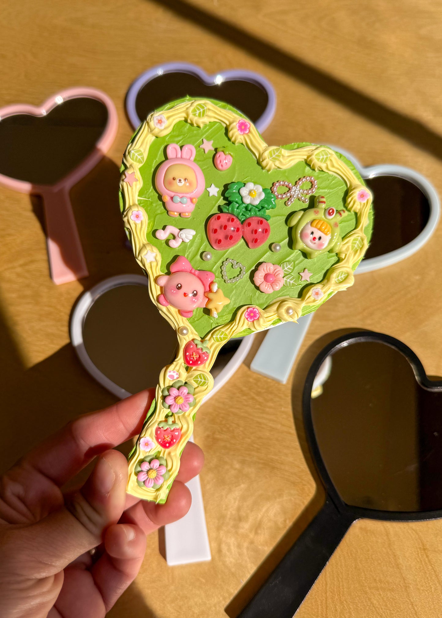 Gigil Studios • Handheld Heart-Shaped Mirror