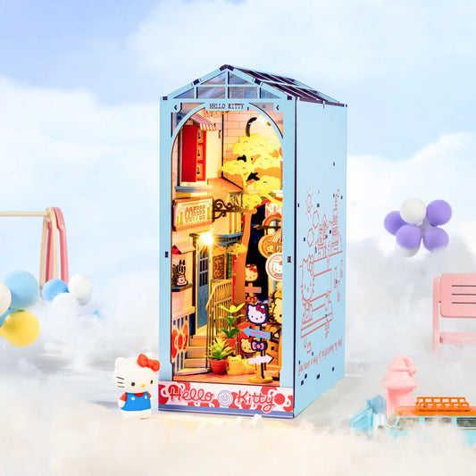 Hands Craft • Hello Kitty Town Square DIY Book Nook Kit