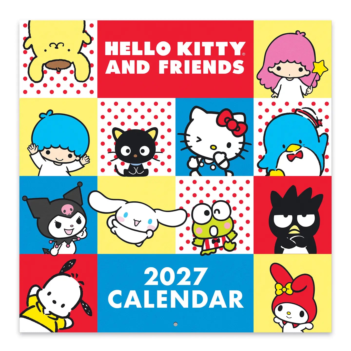 Sanrio • 2027 Hello Kitty and Friends Retro 12" X 12" Wall Calendar